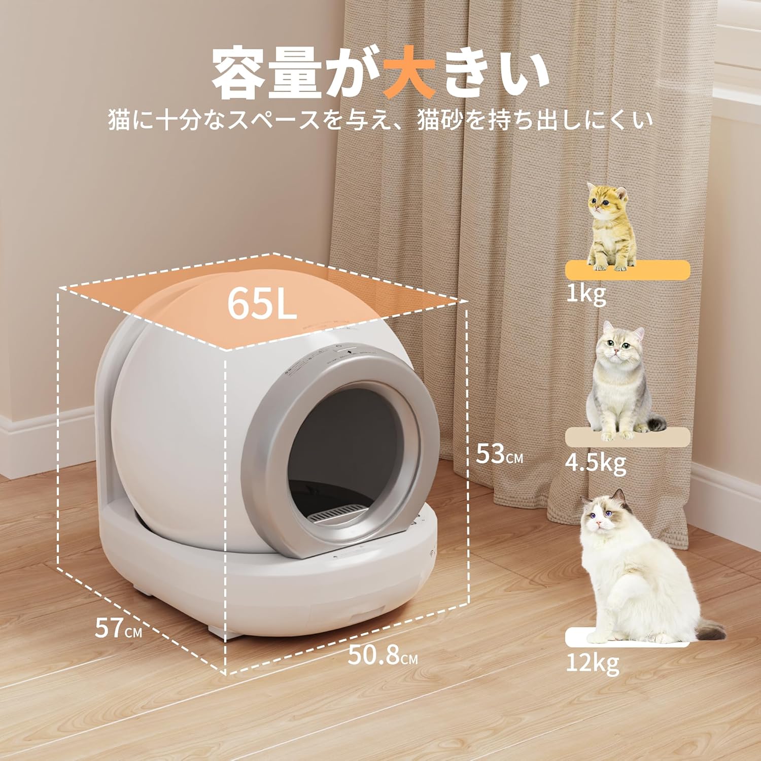 猫　自動トイレ　水洗い可能 猫 自動トイレ 水洗い可能